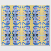 Gnome en Ferret Baard Verpakkingsdocument Cadeaupapier (Vlak)