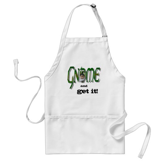 Gnome en haal het! Apron Standaard Schort (Voorkant)