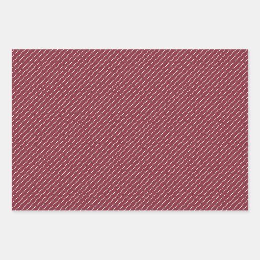 Gnome en rendieren, raster en stippen Scandinavisc Inpakpapier Vel (Voorkant 3)