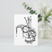 Gnome en Zijne Bagpipes Briefkaart (Staand voorkant)