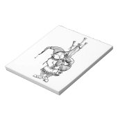 Gnome en Zijne Bagpipes Notitieblok (Linkerzijde)