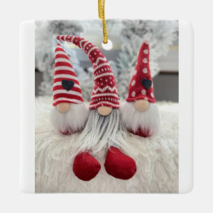**GNOME FAMILIE OF VRIENDEN**ORNAMENT KERAMISCH ORNAMENT