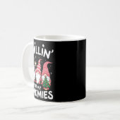 Gnome Family Christmas Chillin With My Gnomies _1  Koffiemok (Voorkant links)