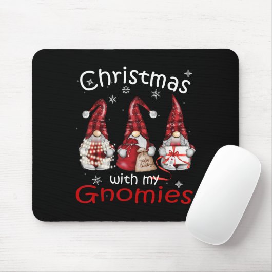 Gnome Family Christmas For Women Men - Buffalo Pla Muismat (Met muis)