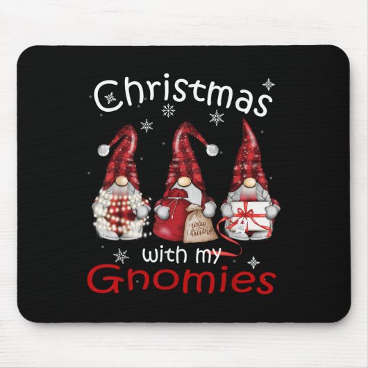 Gnome Family Christmas For Women Men - Buffalo Pla Muismat (Voorkant)