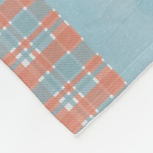 Gnome Family Monogram Funny Cute Fleece Deken (Hoek)