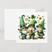 Gnome-feest Feestdagenkaart (Voorkant / Achterkant)