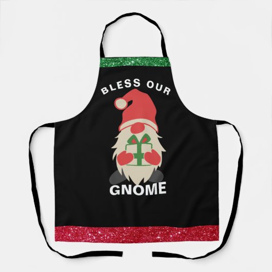 Gnome Feestdagen Schort - Kerstzegen Persoonlijk (Voorkant)