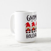 Gnome for the Holidays Christmas Mug Koffiemok (Voorkant links)