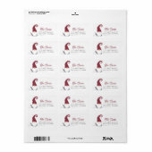 Gnome for the Holidays Scandinavian design Etiket (Full Sheet)