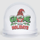 Gnome For The Holidays Sneeuwbol (Voorkant)