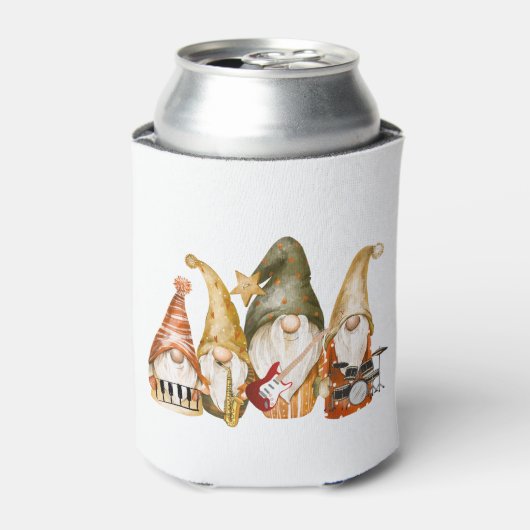 Gnome Four Piece Band op een Blikjeskoeler