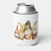 Gnome Four Piece Band op een Blikjeskoeler (Blikje Achterkant)