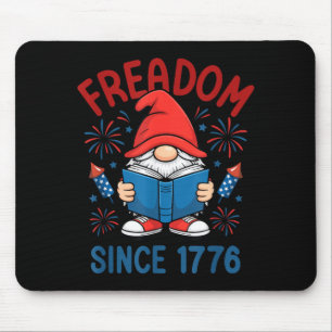 Gnome Freadom Vuurwerk Patriottisch Boek Amerikaan Muismat