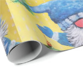 Gnome & fret Kerst inpakpapier (Rol Hoek)