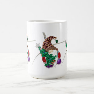 GNOME FUN KOPJE VOOR KERSTMIS/ELK SEIZOEN KOFFIEMOK
