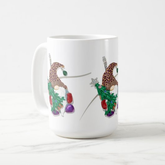 GNOME FUN MOK VOOR CHRISTMAS/ALLE JAAR OOK (Voorkant links)