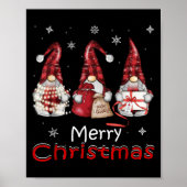 Gnome Funny Family Christmas Shirts Women 2024  Poster (Voorkant)