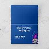 Gnome Galaxy Birthday Kaart (Binnen)