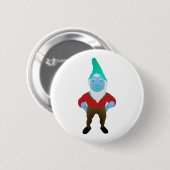 Gnome Garden Little Man Lawn Nome Gnome Underpants Ronde Button 5,7 Cm (Voorkant /achterkant)