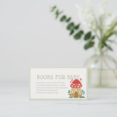 Gnome Garden Mushroom Green Book Request Informatiekaartje (Staand voorkant)