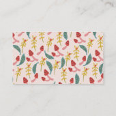 Gnome Garden Mushroom Roze Luier Raffle Ticket Informatiekaartje (Achterkant)