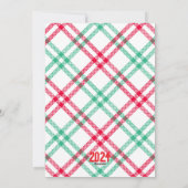 Gnome geïnspireerde kerstkaarten feestdagenkaart (Achterkant)