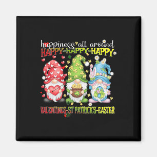Gnome Gelukkig Valentijnsdag St Patrick Pasen Gelu Magneet