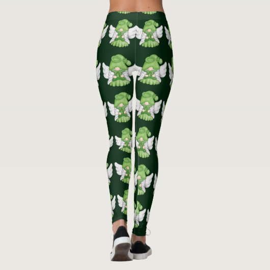 Gnome Gemini Astrology Sign Angel Leggings (Achterkant)