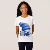 Gnome Genieten van Wasserij Dag Fun T-shirt (Voorkant volledig)