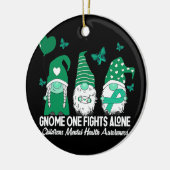 Gnome gevechten Kinderen Geestelijke Gezondheid Keramisch Ornament (Links)