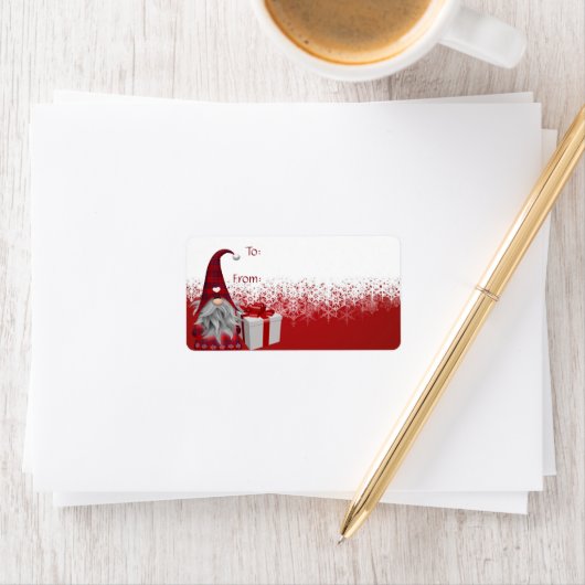 Gnome Gift Labels (Insitu)