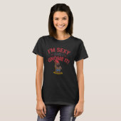 Gnome Gnome It Funny Garden Statue Gift T-shirt (Voorkant volledig)