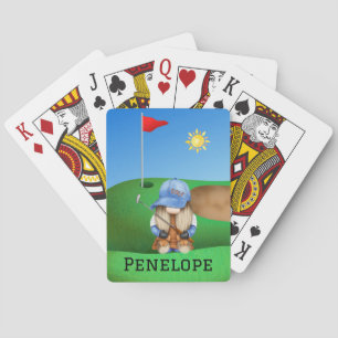 Gnome Golf Monogram Klassieke het Spelen Kaarten