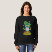Gnome goud St Patrick groen Trui (Voorkant volledig)