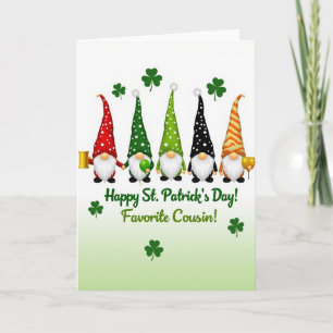 Gnome Gouden Pot St. Patrick's Day Kaart