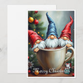 Gnome Grappig Trendy Whimsisch Fantasie Geen foto Feestdagenkaart (Voorkant / Achterkant)