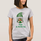 Gnome Green Cute Schattig St. Patrick's Day T-shirt (Voorkant)