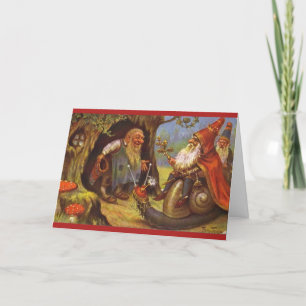 Gnome Greetings Feestdagen Kaart