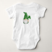 Gnome Groen Schattig Aardig St. Patrick's Day  Romper (Achterkant)