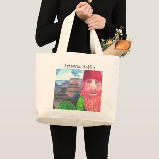 Gnome Grote Tote Bag (Voorkant (product))