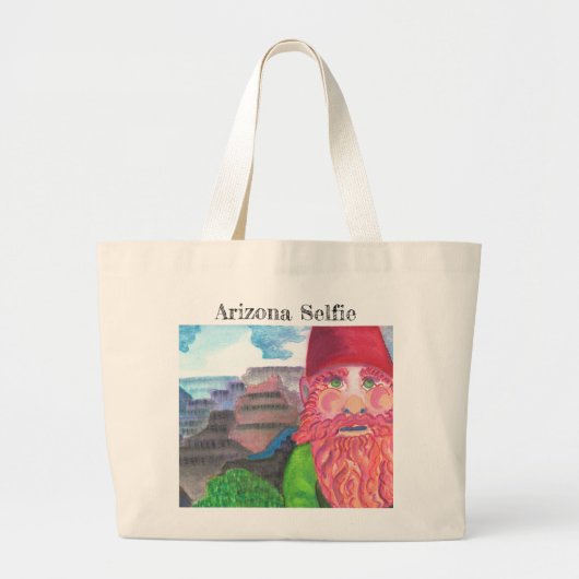 Gnome Grote Tote Bag (Voorkant)