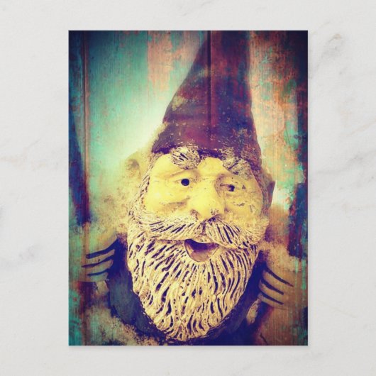 Gnome Grunge Briefkaart (Voorkant)