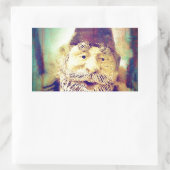 Gnome Grunge Rechthoekige Sticker (Tas)