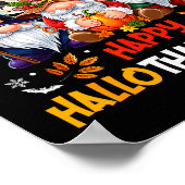 Gnome Hallothanksmas Halloween Thanksgiving Christ Poster (Hoek)