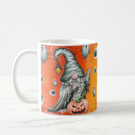 Gnome Halloween Mok (Links)