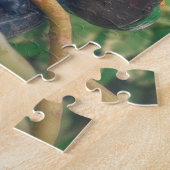 Gnome Hangs rond Succulents Legpuzzel (Zijkant)