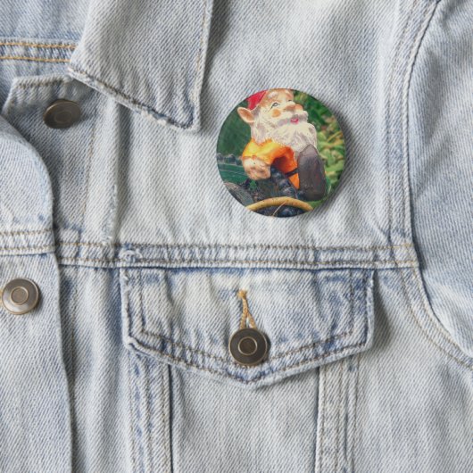 Gnome Hangs rond Succulents Ronde Button 5,7 Cm (In situ)