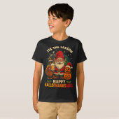 Gnome Happy Hallothanksmas Shirt Halloween Thanksg (Voorkant volledig)