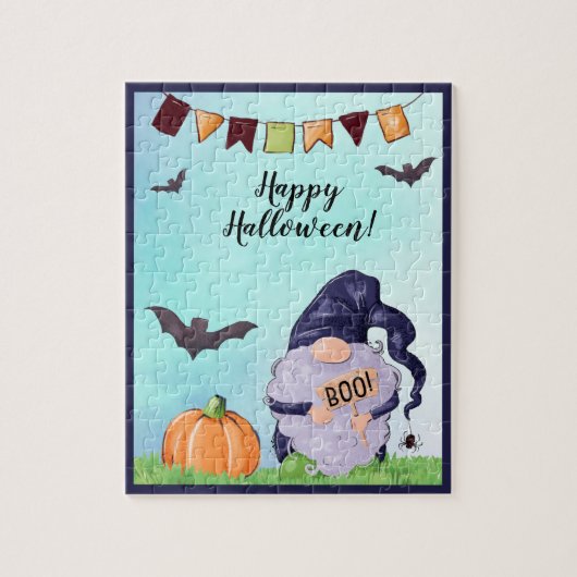 Gnome Happy Halloween Legpuzzel (Verticaal)